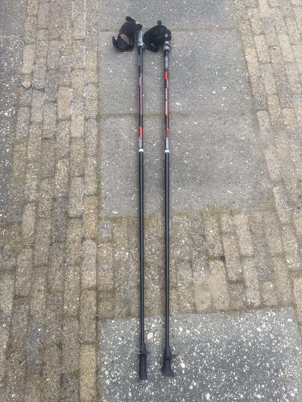 Nordic Walking Stokken - Gebruikt 125cm, Ophalen, Gebruikt, Wandelstok