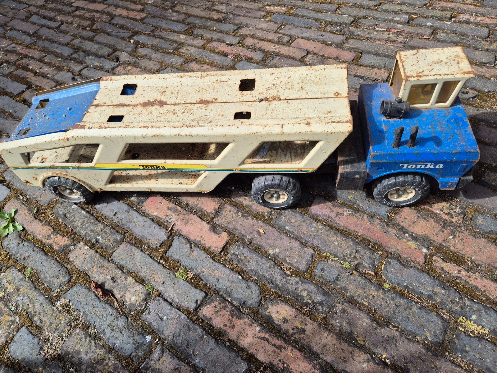 Mighty Tonka Car Carier jaren 60/70 vintage, Ophalen, Gebruikt, Overige typen