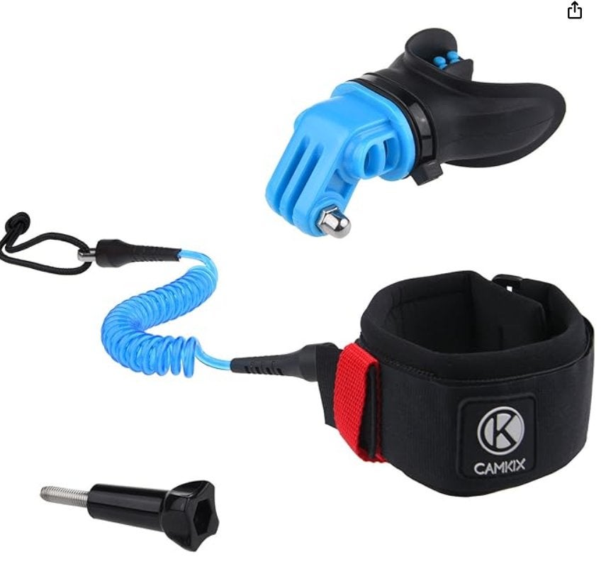 CAMKIX GoPro Mondhouder + Armriem / Veiligheidslijn, Ophalen of Verzenden, Nieuw, Overige merken