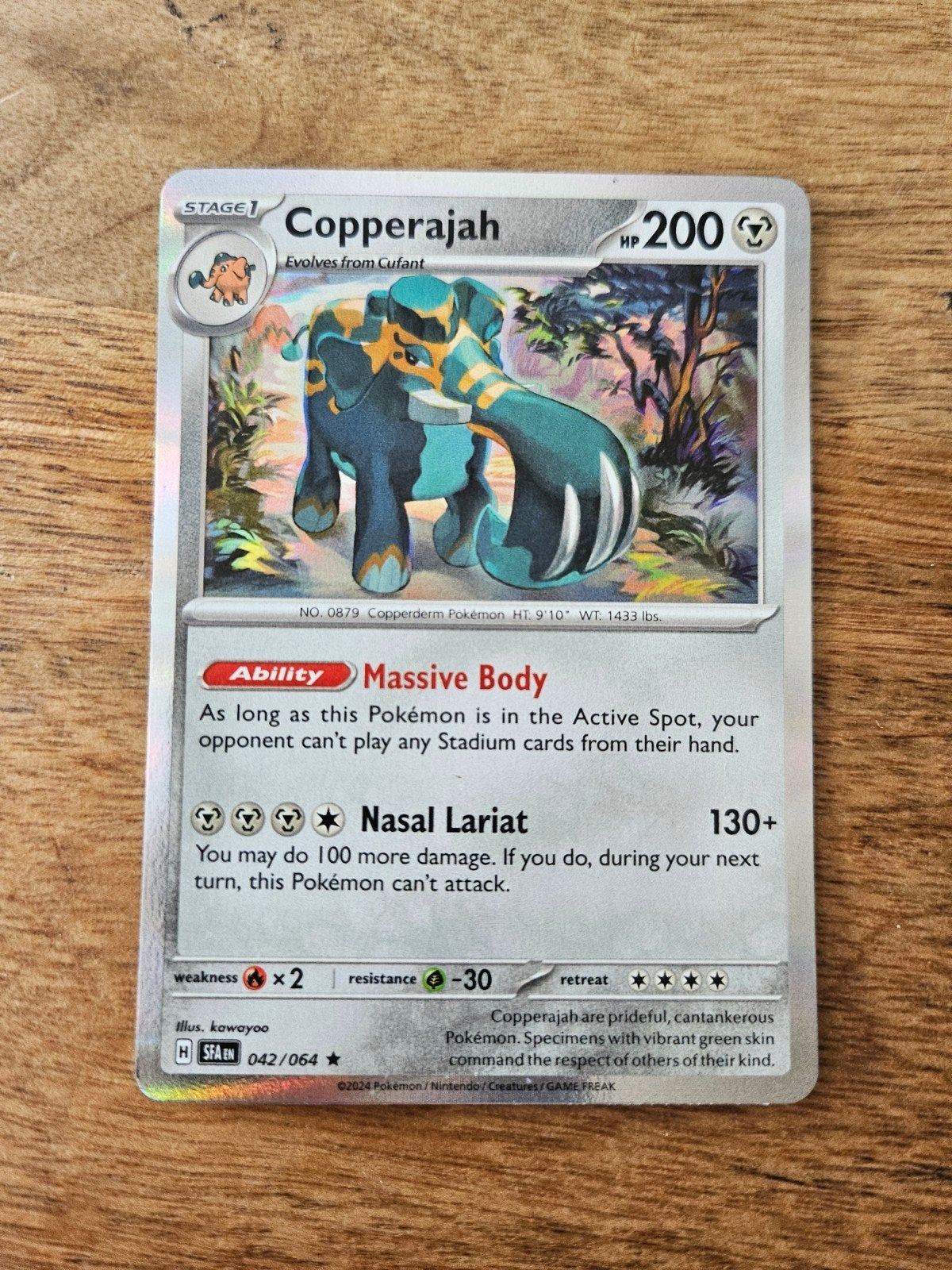 Copperajah Pokémon Kaart 042/064, Hobby en Vrije tijd, Ophalen of Verzenden