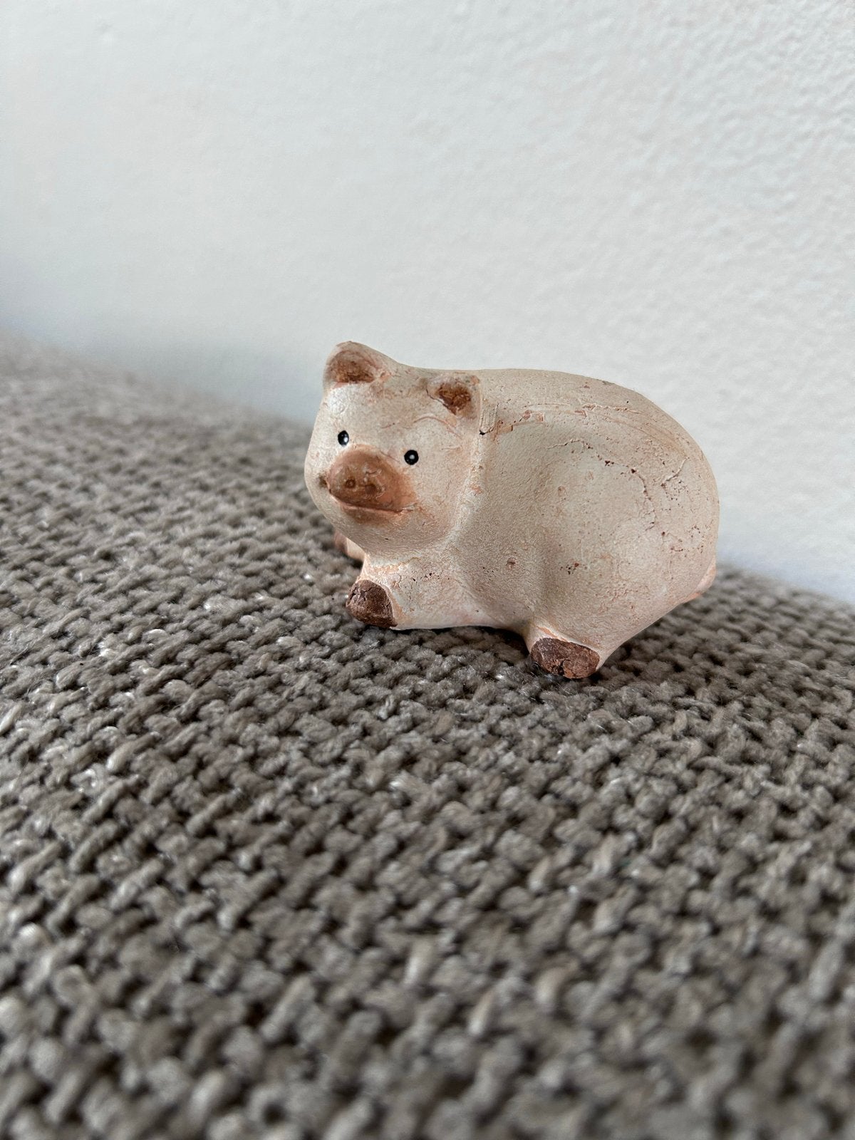 Schattig decoratief varkentje - 6 cm lang beeldje, Ophalen of Verzenden, Zo goed als nieuw
