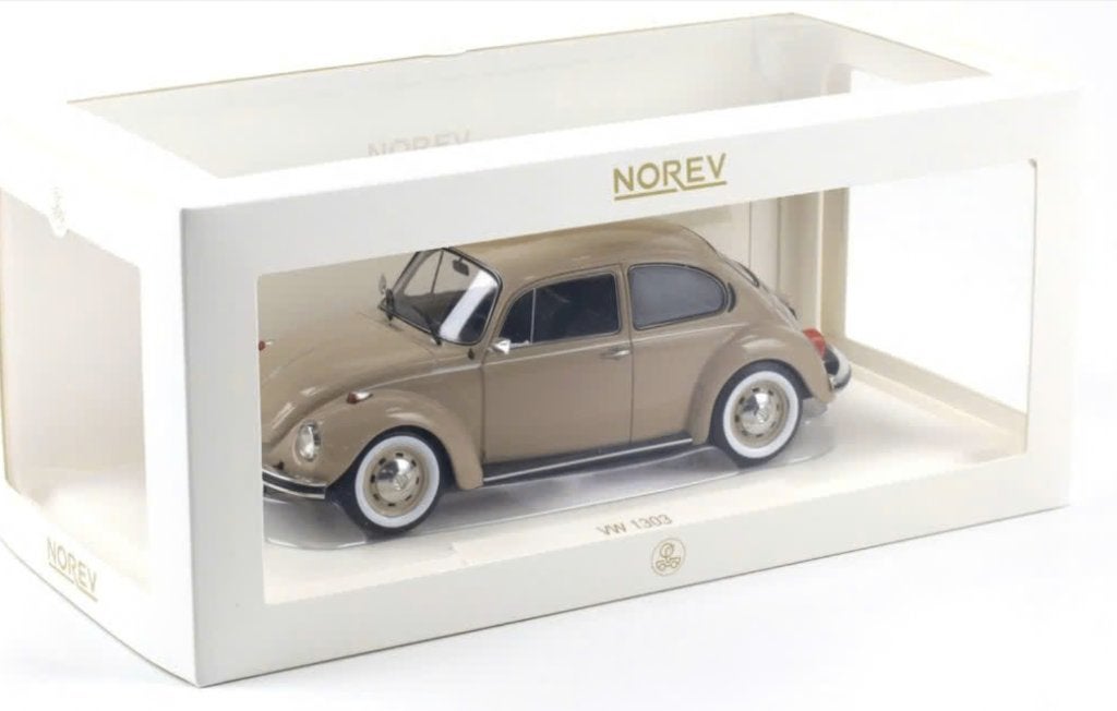 VW 1303 1973 Sahara Beige schaal 1/18 NOREV ref. 188537, Verzenden, Nieuw, Auto, Norev