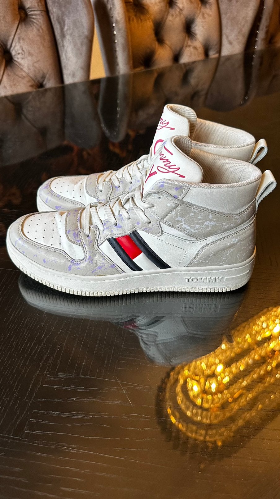 Tommy Hilfiger sneakers maat 40, Kleding | Dames, Schoenen, Verzenden, Zo goed als nieuw, Sneakers of Gympen