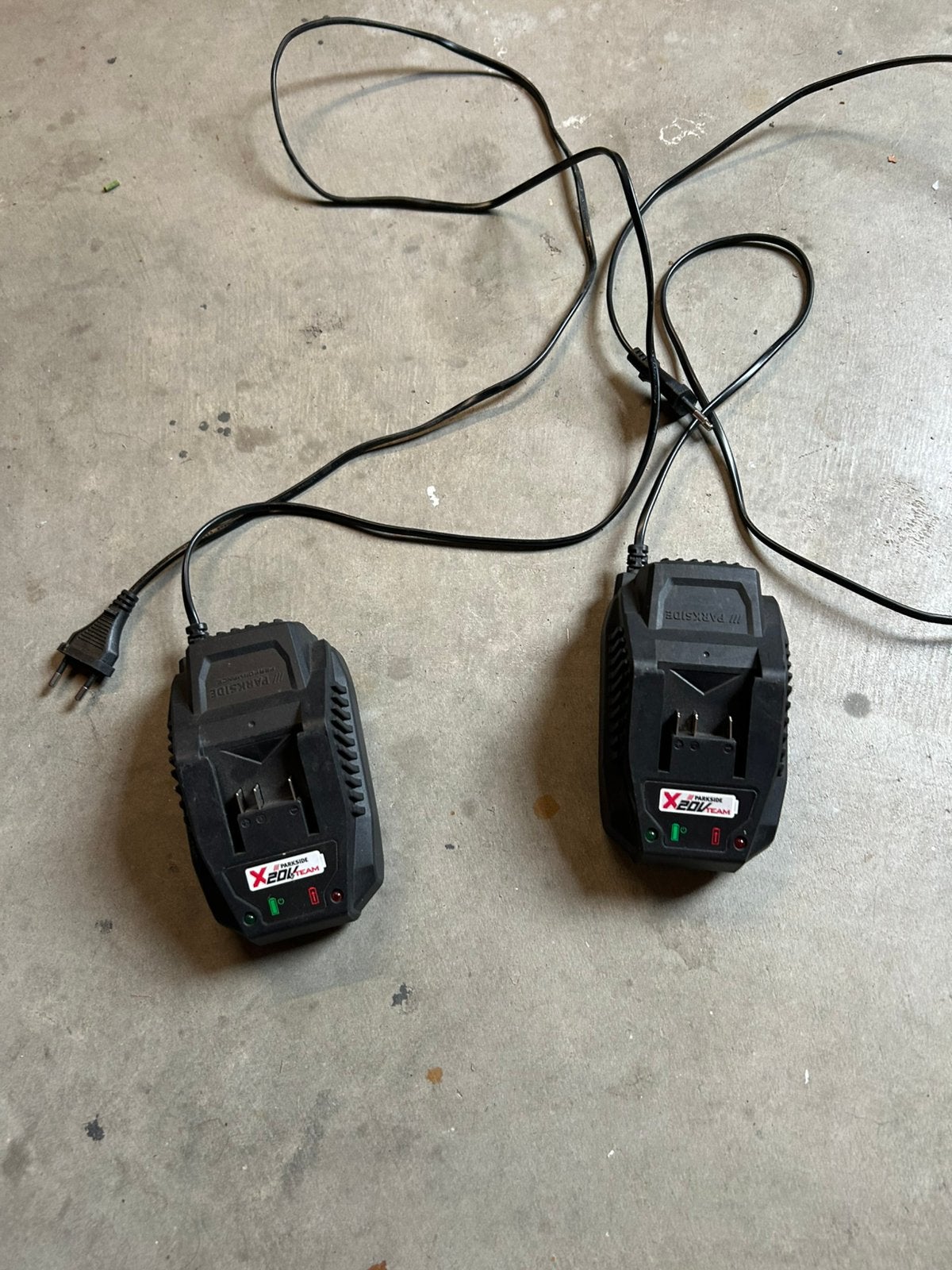 Opladers Parkside, Doe-het-zelf en Verbouw, Gereedschap | Machine-onderdelen en Toebehoren, Ophalen of Verzenden, Gebruikt