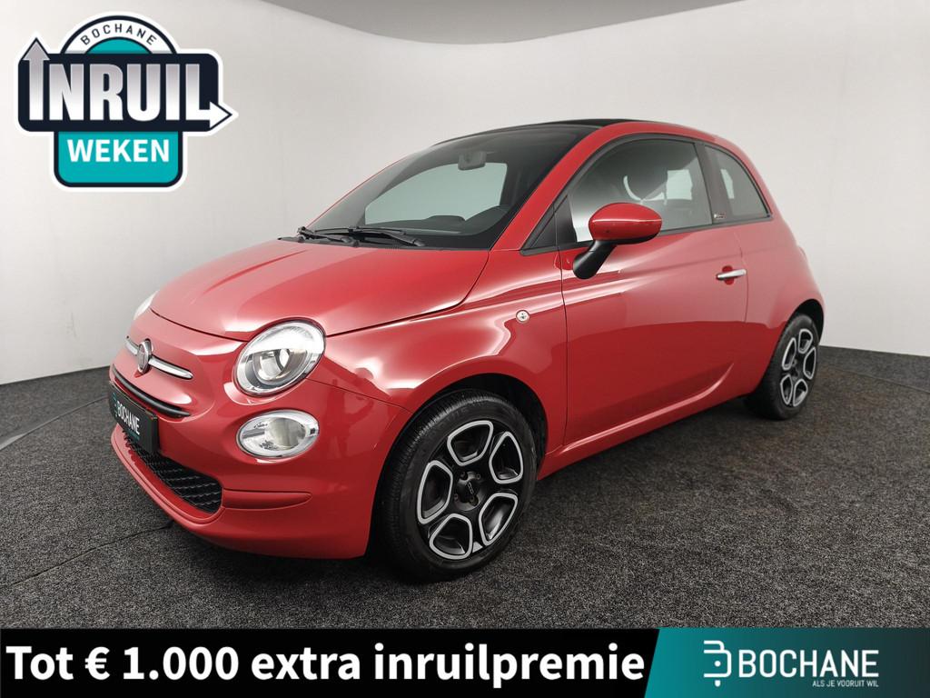 Fiat 500 C 1.0 Hybrid Club | Apple CarPlay / Android Auto |, Auto's, Fiat, Stof, Gebruikt, Euro 6, Cabriolet