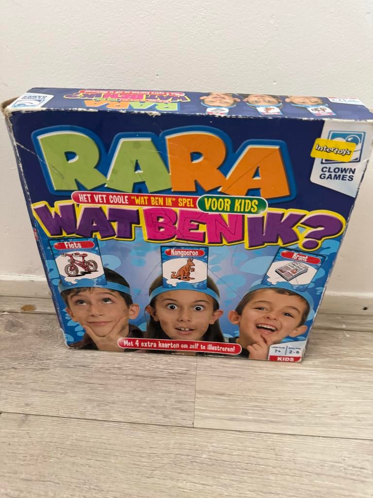 Rara Wat Ben Ik? - Het Coole Raadspel voor Kids, Vijf spelers of meer, Ophalen, Gebruikt