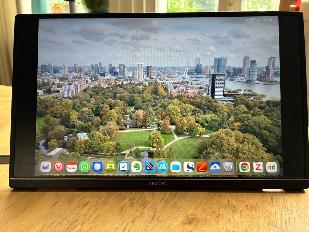 ARZOPA Portable Monitor, 14.0", IPS, HDMI, Full HD, Zo goed als nieuw