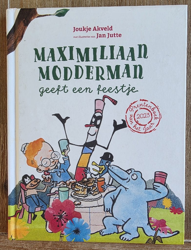 Maximiliaan Modderman geeft een feestje - J. Akveld, Ophalen of Verzenden, Gelezen, Joukje Akveld, 2 tot 3 jaar