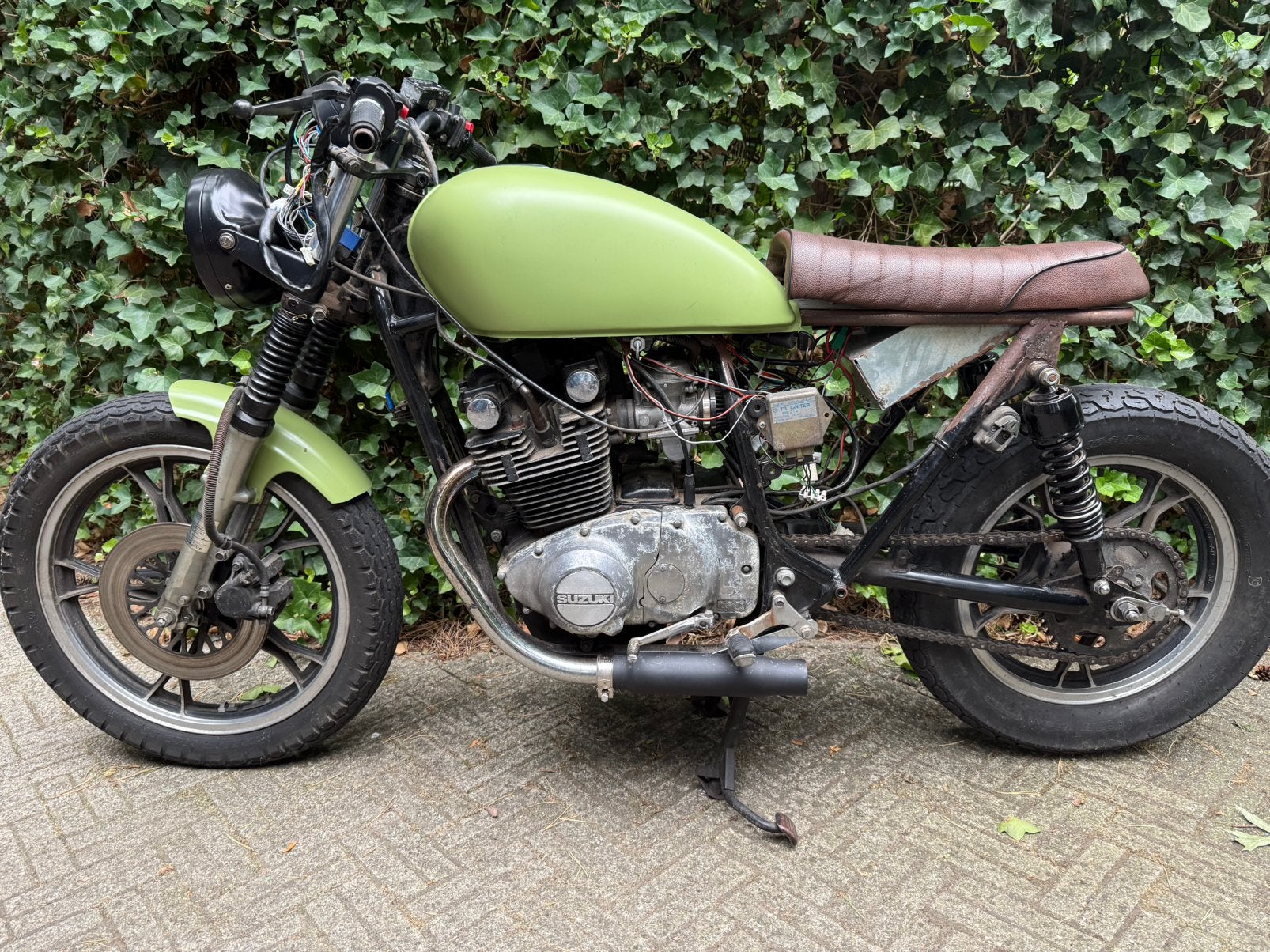 Cafe racer project - Suzuki gs 450, Ophalen