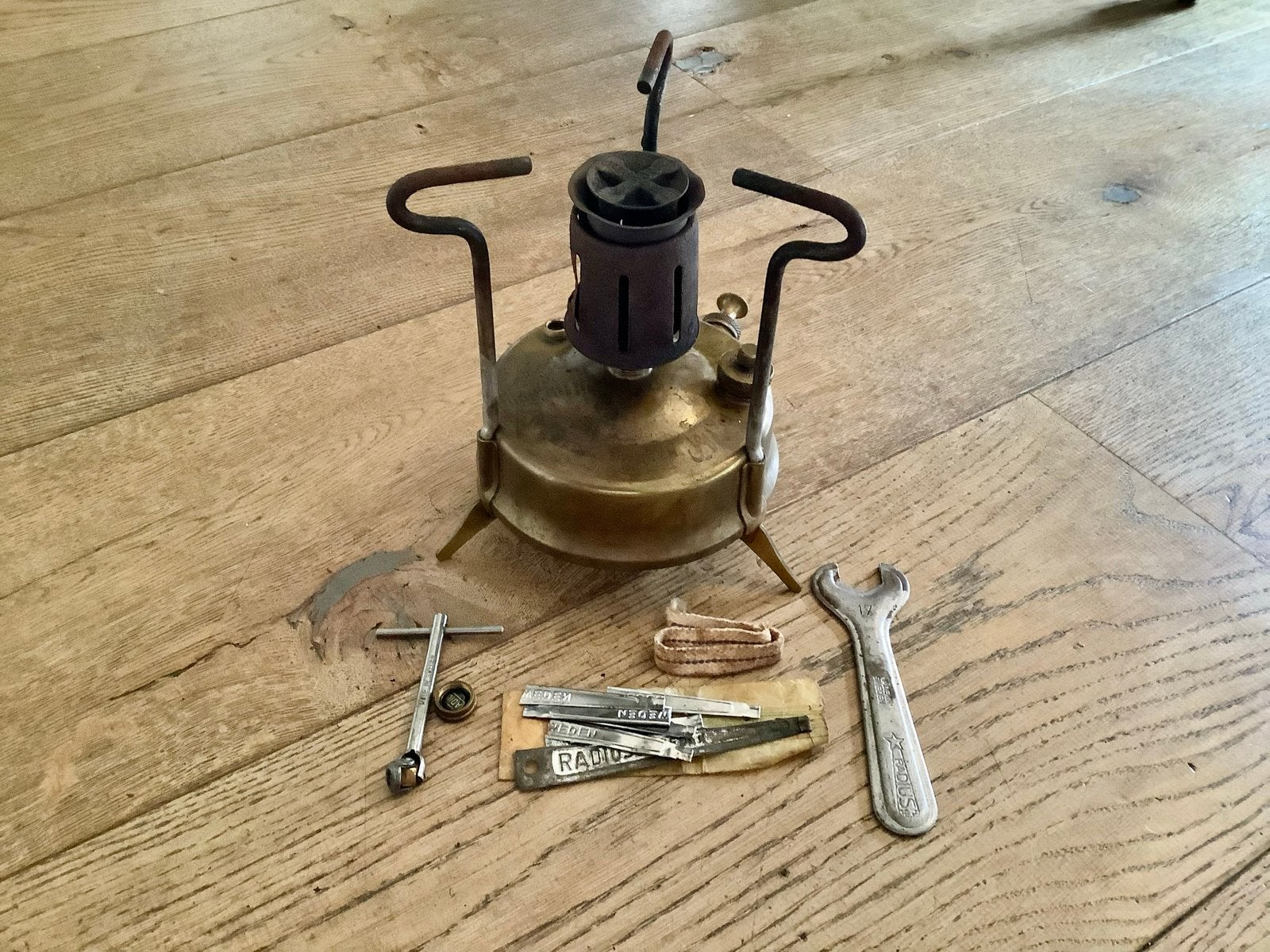 Vintage Radius model 21 petroleumbrander zeldzaam Zweden, Antiek en Kunst, Ophalen of Verzenden