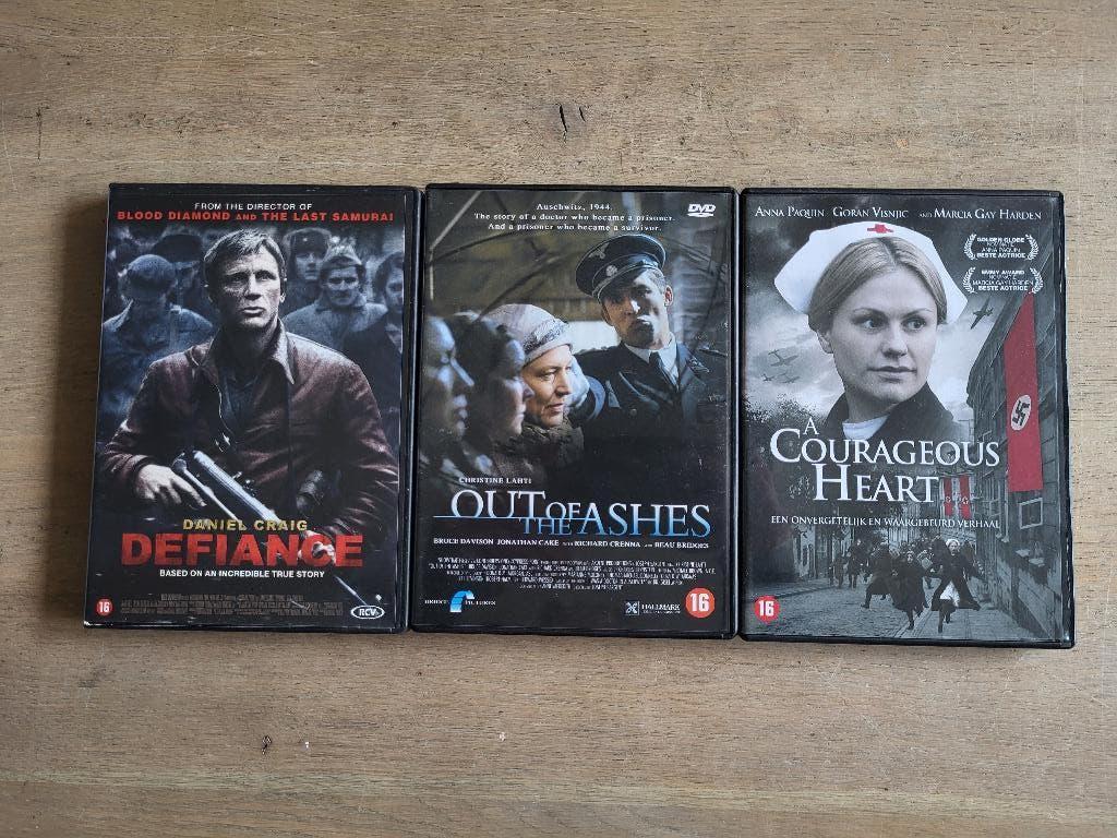 DVD Defiance - out of the ashes - A couragious heart WOII, Alle leeftijden, Ophalen of Verzenden, Zo goed als nieuw, Actie en Avontuur
