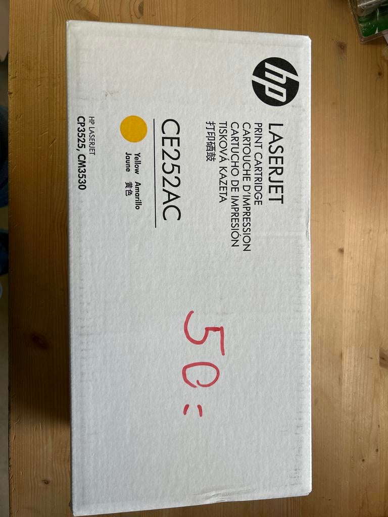 HP LaserJet CE252AC Gele Printcartridge, Computers en Software, Printers, Hp, Hp, Printer, Ophalen of Verzenden