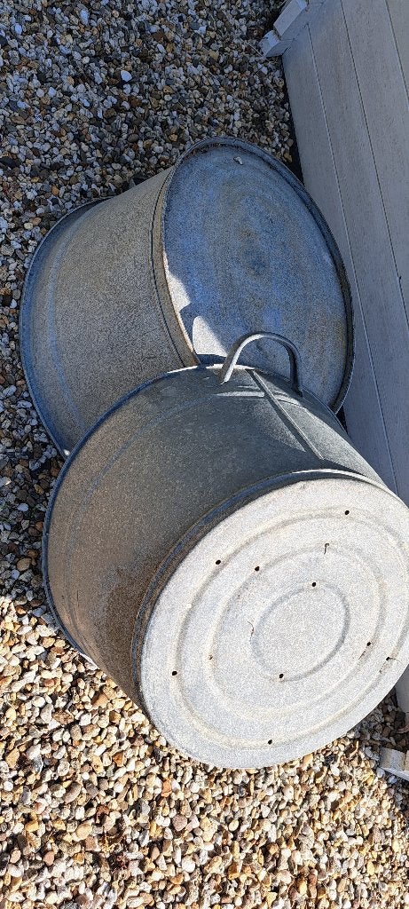 zinken teilen, Ophalen, Gebruikt, Minder dan 30 cm, Rond