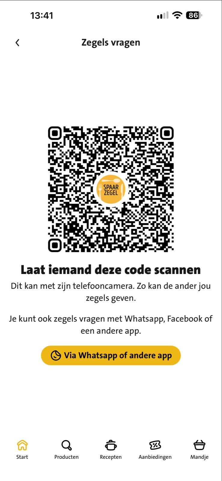 Bestek zegels gevraagd (jumbo), Jumbo, Ophalen