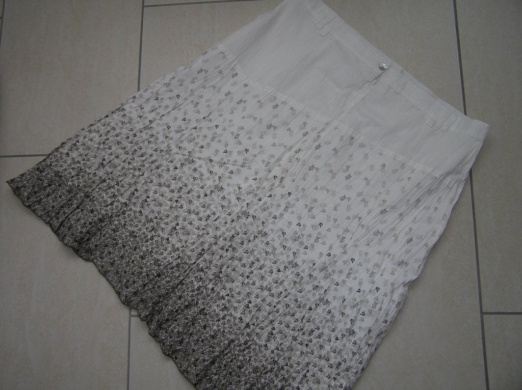 Fred Sabatier - rok voor dames - wit/bruin - maat 42 - nieuw, Fred Sabatier Collection, Wit, Maat 42/44 (L), Nieuw