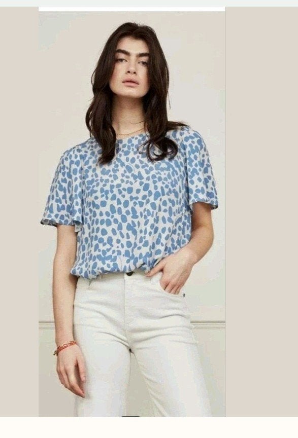 Fabienne Chapot Elle Tess top/ blouse maat 40 *nieuw *, Maat 38/40 (M), Blauw, Nieuw, Ophalen of Verzenden