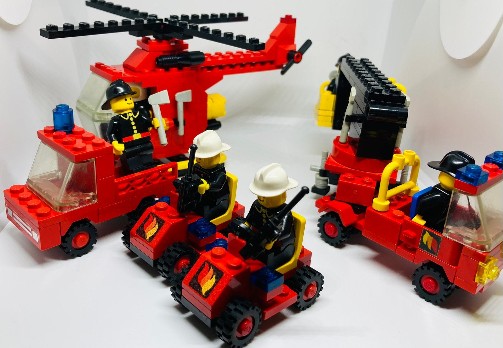 Lego Legoland 620; 6611; 6685; 6690- brandweer, Gebruikt, Inclusief instructies, Lego, Ophalen of Verzenden