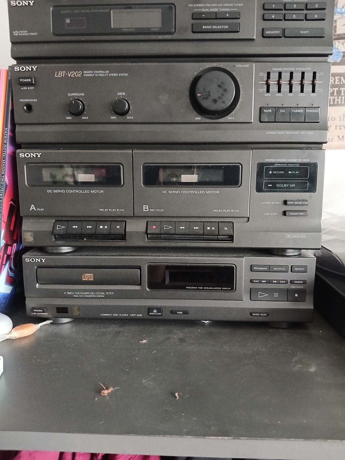 stereotoren, Ophalen, Gebruikt, Cassettedeck, Sony