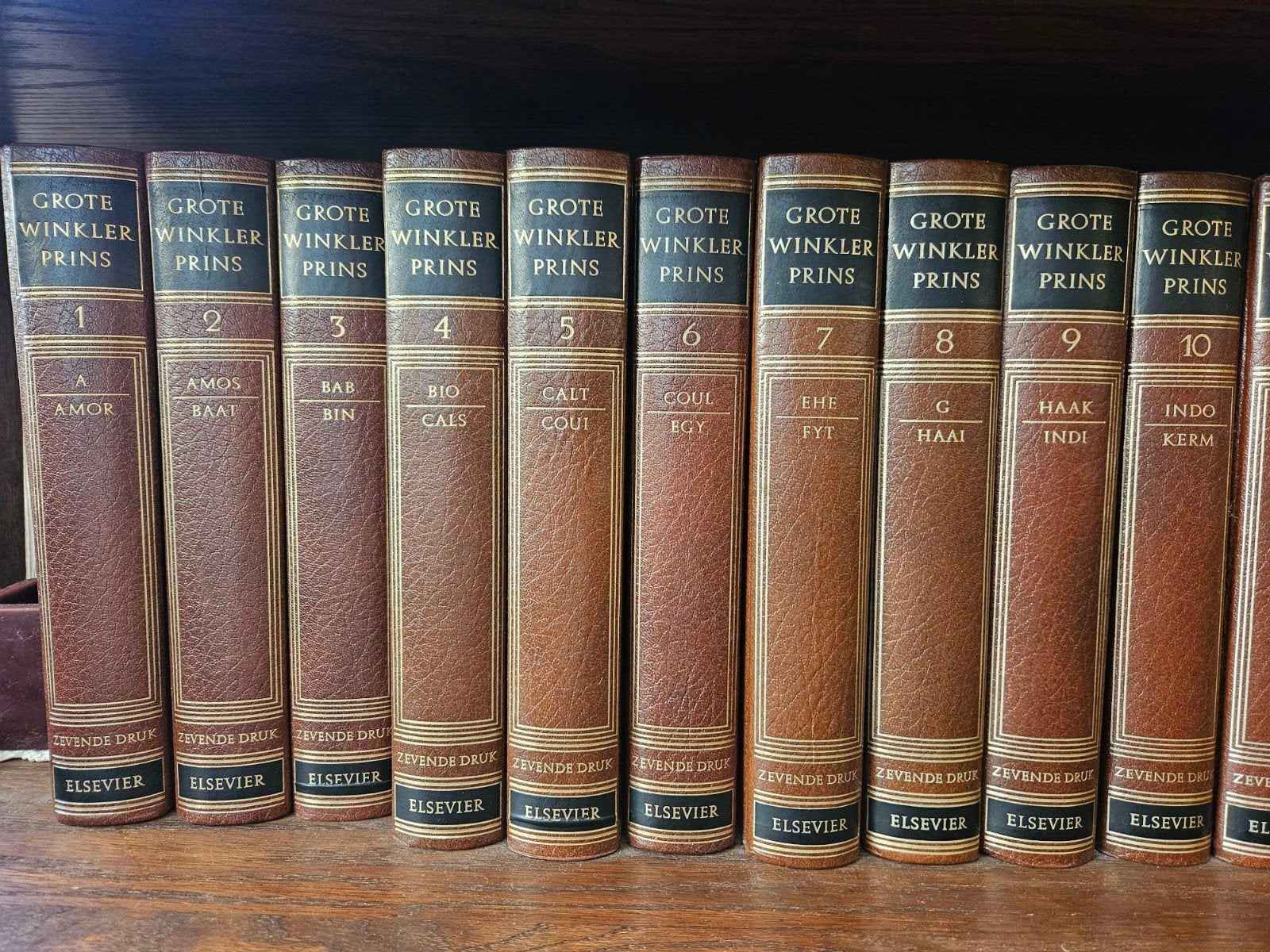 Grote Winkler Prins Encyclopedie 7e druk + Jaarboeken, Boeken, Encyclopedieën, Ophalen, Zo goed als nieuw, Algemeen, Complete serie