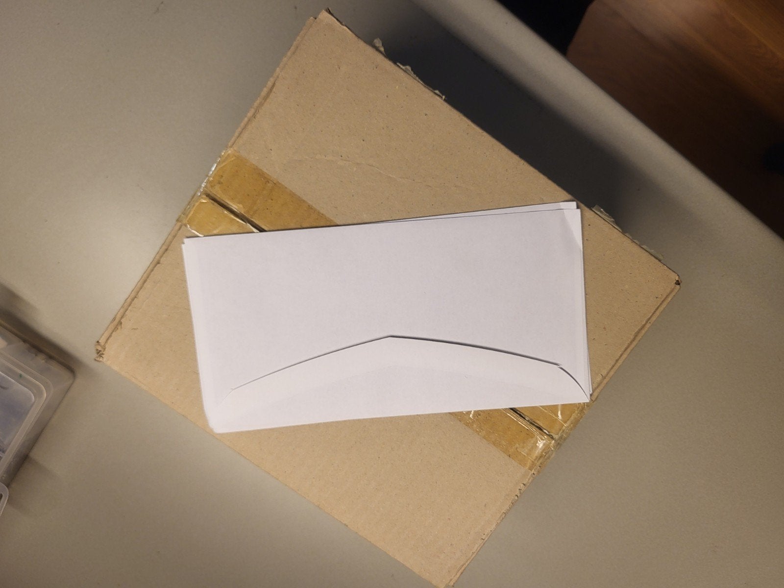 500 Witte Dienstenveloppen 110x220mm - Ongeopend, Diversen, Ophalen of Verzenden