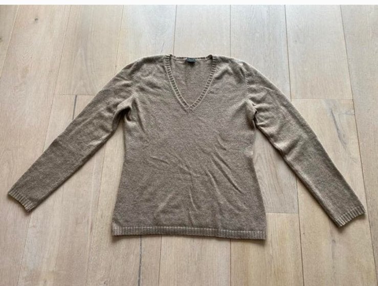 Pauw cashmere wol trui 3 L nieuwstaat, Ophalen of Verzenden, Zo goed als nieuw, Maat 42/44 (L), Beige