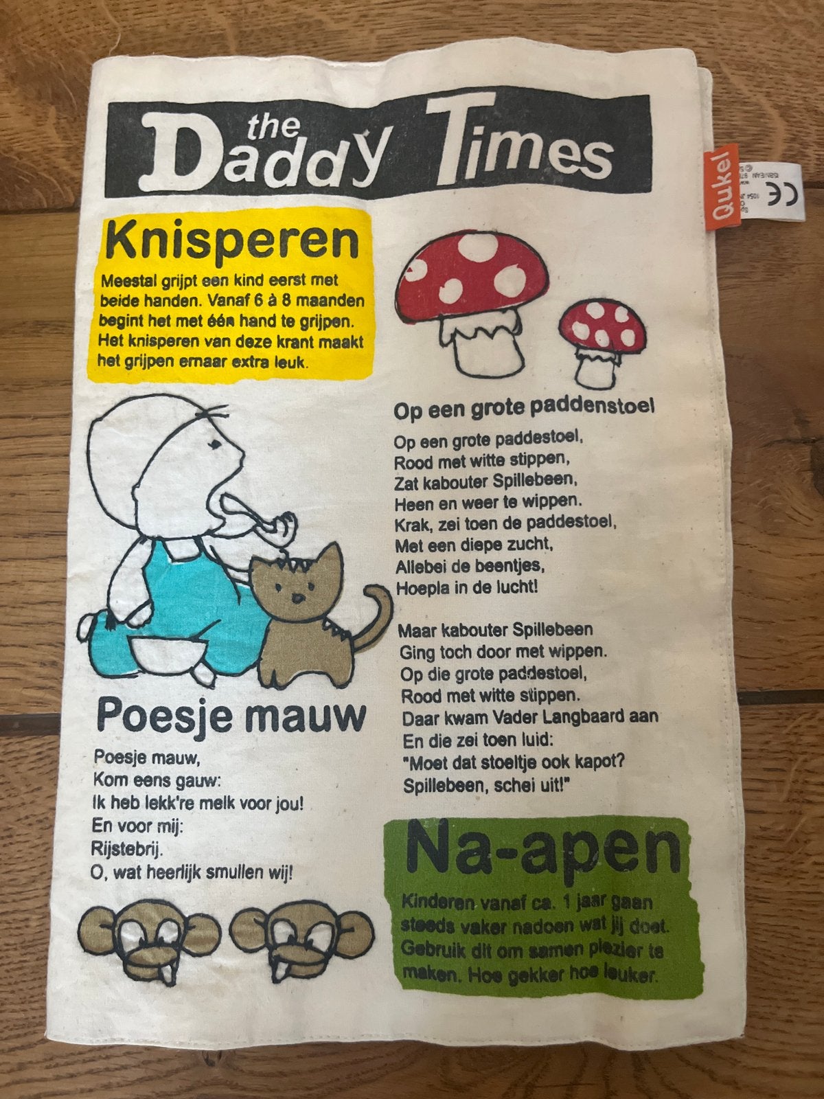 Knisperboekje: The Daddy Times: Liedjes en versjes, Ophalen, Gebruikt