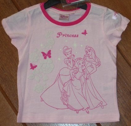 Maat 104 Roze Disney Princess t-shirt NIEUW (3993) a, Disney, Meisje, Nieuw, Ophalen of Verzenden