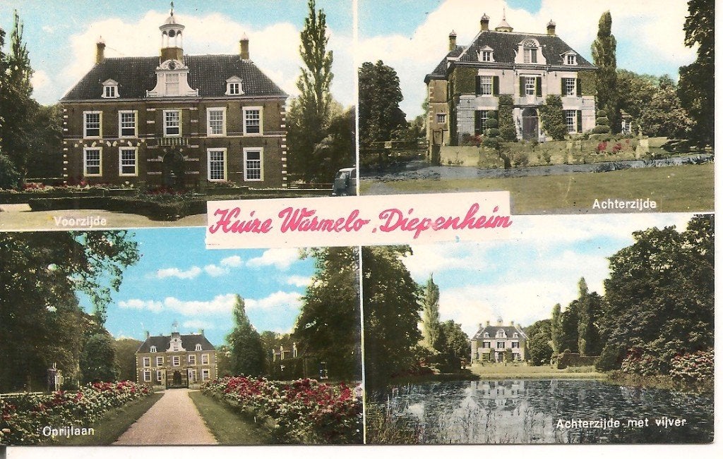 Oude Ansichtkaart Huis Warmelo Diepenheim (O.), Ophalen of Verzenden, 1960 tot 1980, Gelopen, Overijssel