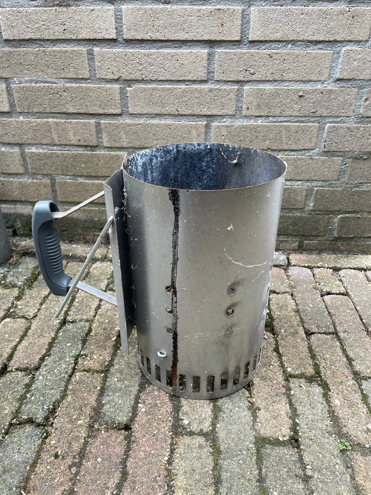 Weber Houtskoolstarter, Ophalen, Gebruikt