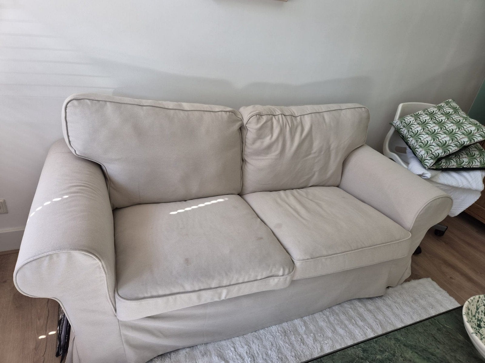 Ikea, 2 zit Bank / 2 seats sofa, Ophalen of Verzenden, Gebruikt, 75 tot 100 cm, Stof