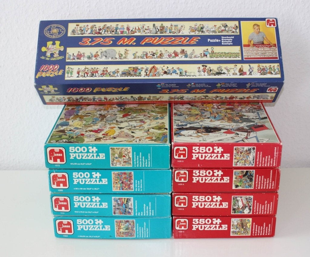 Jan van Haasteren puzzels ZELDZAAM 350 en 500 stukjes, Ophalen of Verzenden, 500 t/m 1500 stukjes, Zo goed als nieuw, Legpuzzel