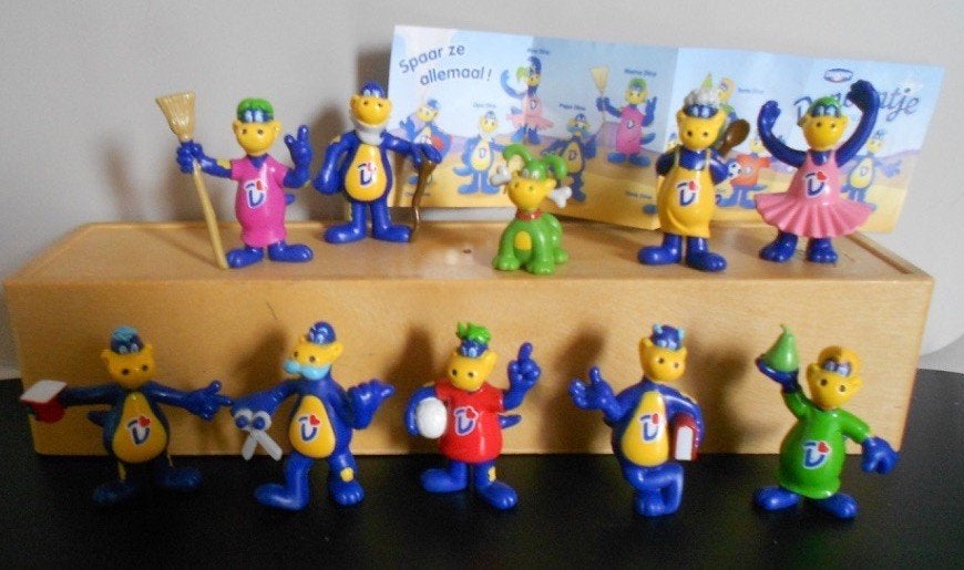 Gehele serie: 10 Figuurtjes van Danoontje, Ophalen of Verzenden, Zo goed als nieuw