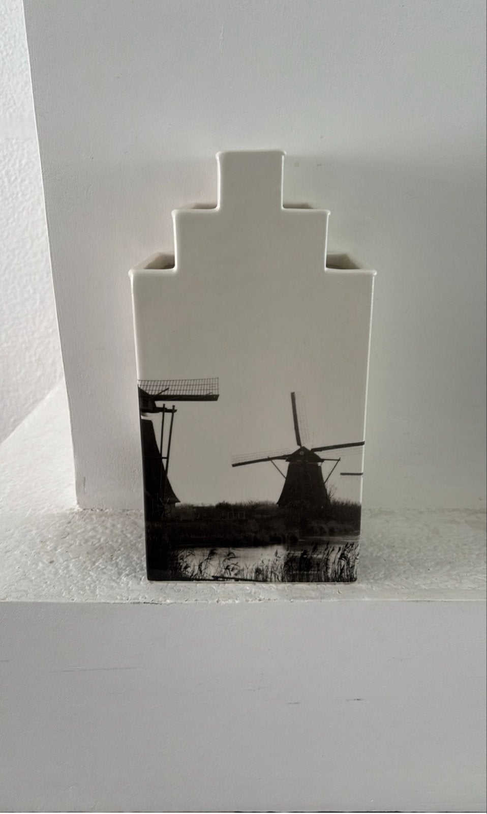 Niels Invorm Schoonhoven Keramiek Molen Vaas, Ophalen of Verzenden