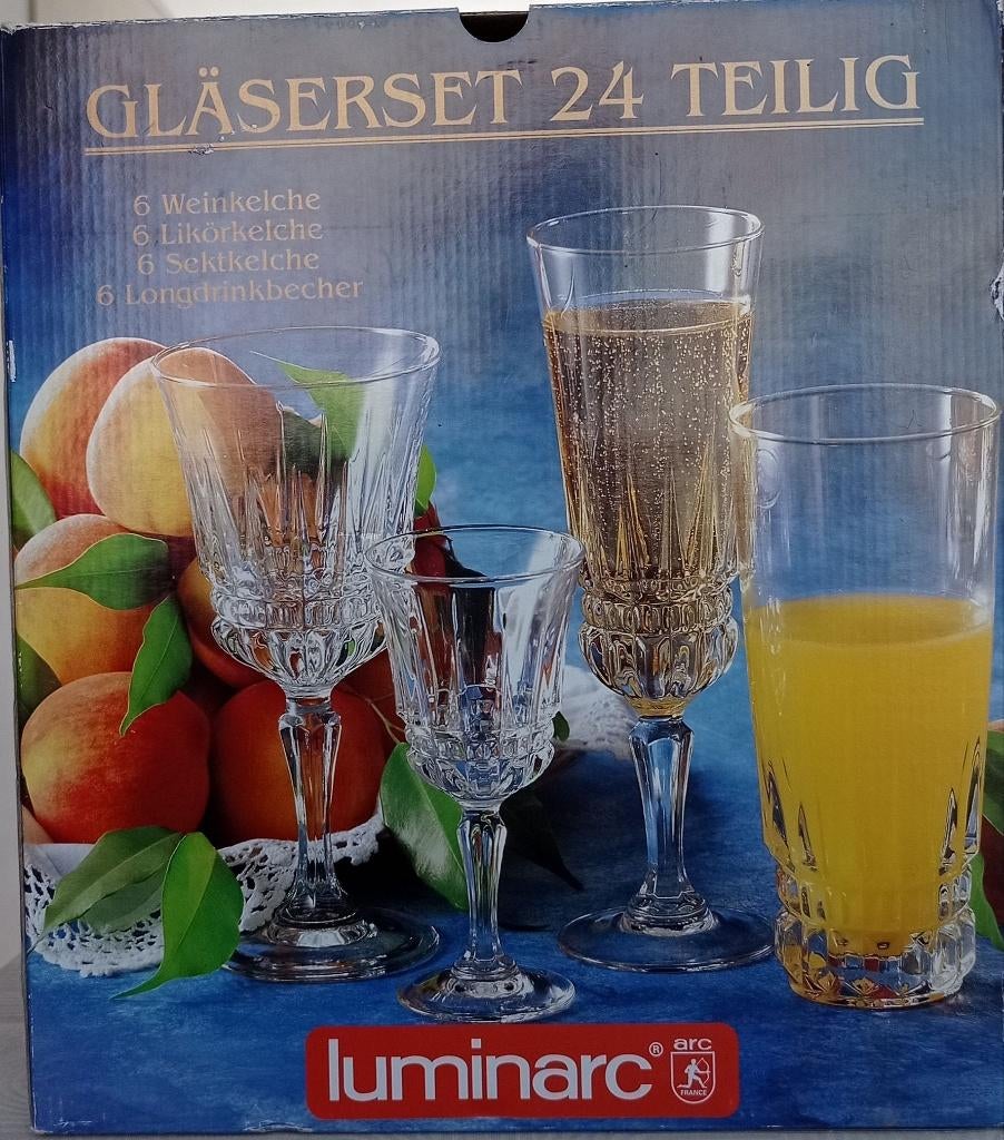 Luxe Glazenset LUMINARC, Ophalen of Verzenden, Zo goed als nieuw, Overige typen