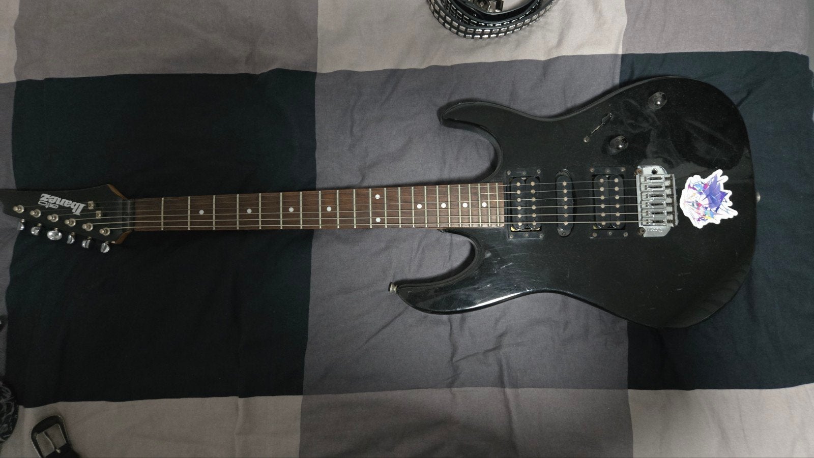 Ibanez GIO GRX70 Elektrische Gitaar - Zwart, Ophalen, Gebruikt, Solid body, Ibanez