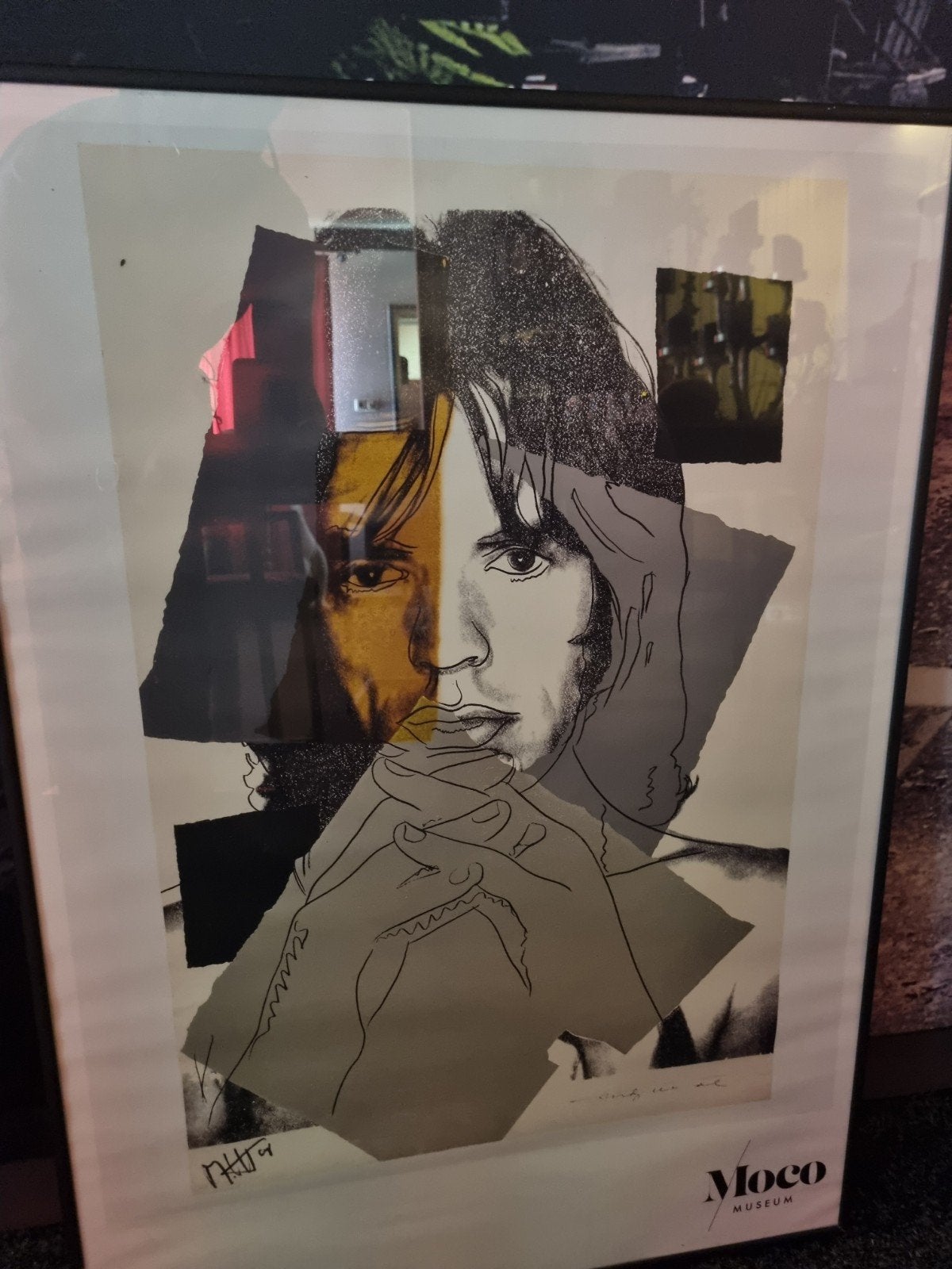 Andy Warhol / Mick Jagger 1975 - Moco Museum Poster, Verzamelen, Ophalen, Poster, Artwork of Schilderij