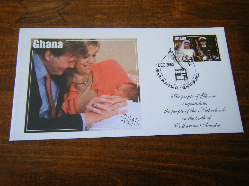 Envelop - Geboorte Amalia - Ghana - 2, Ophalen of Verzenden, Overige typen