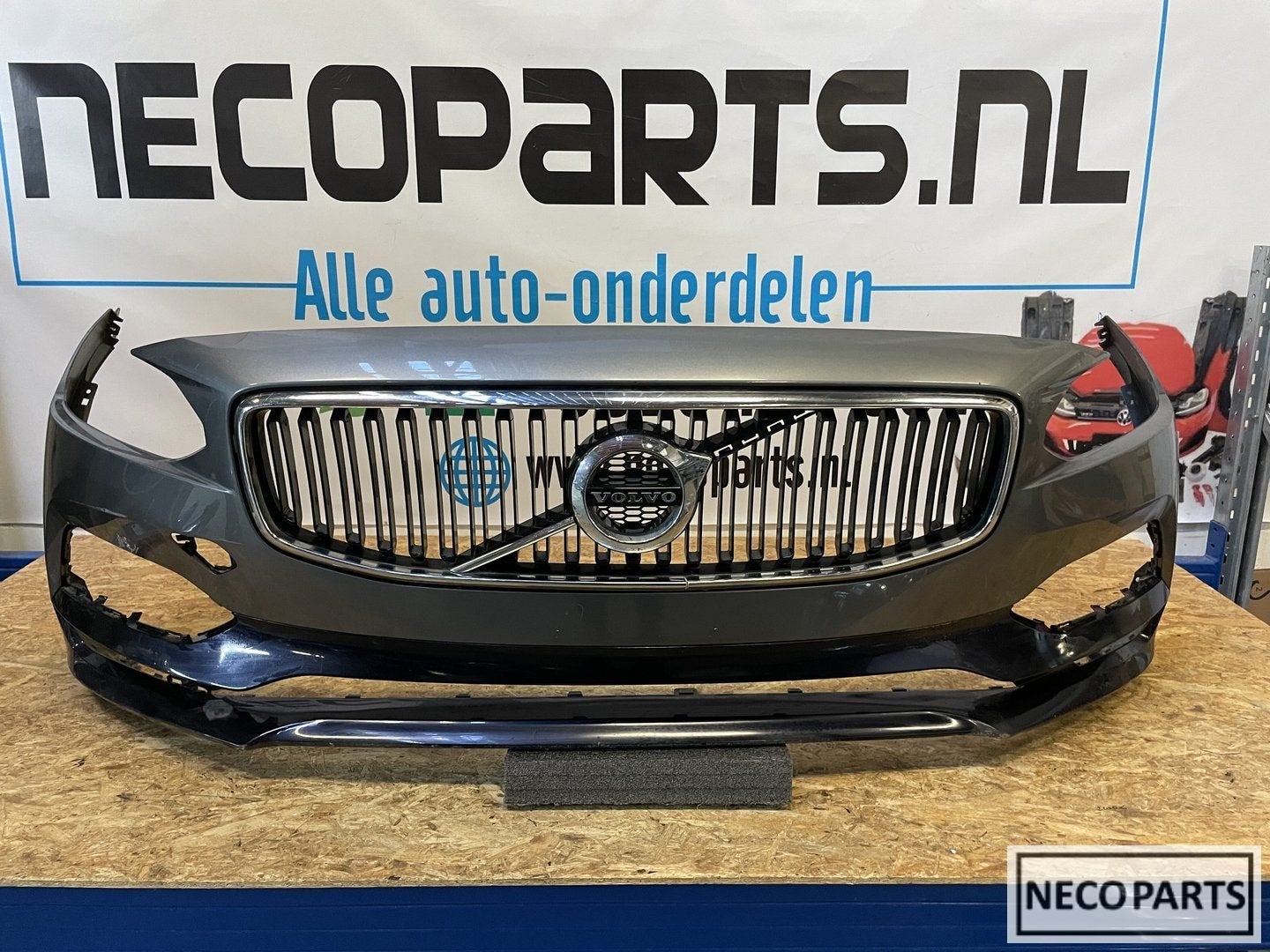 BUMPER VOLVO V90 S90 VOORBUMPER ORIGINEEL, Gebruikt, -, -, Ophalen of Verzenden