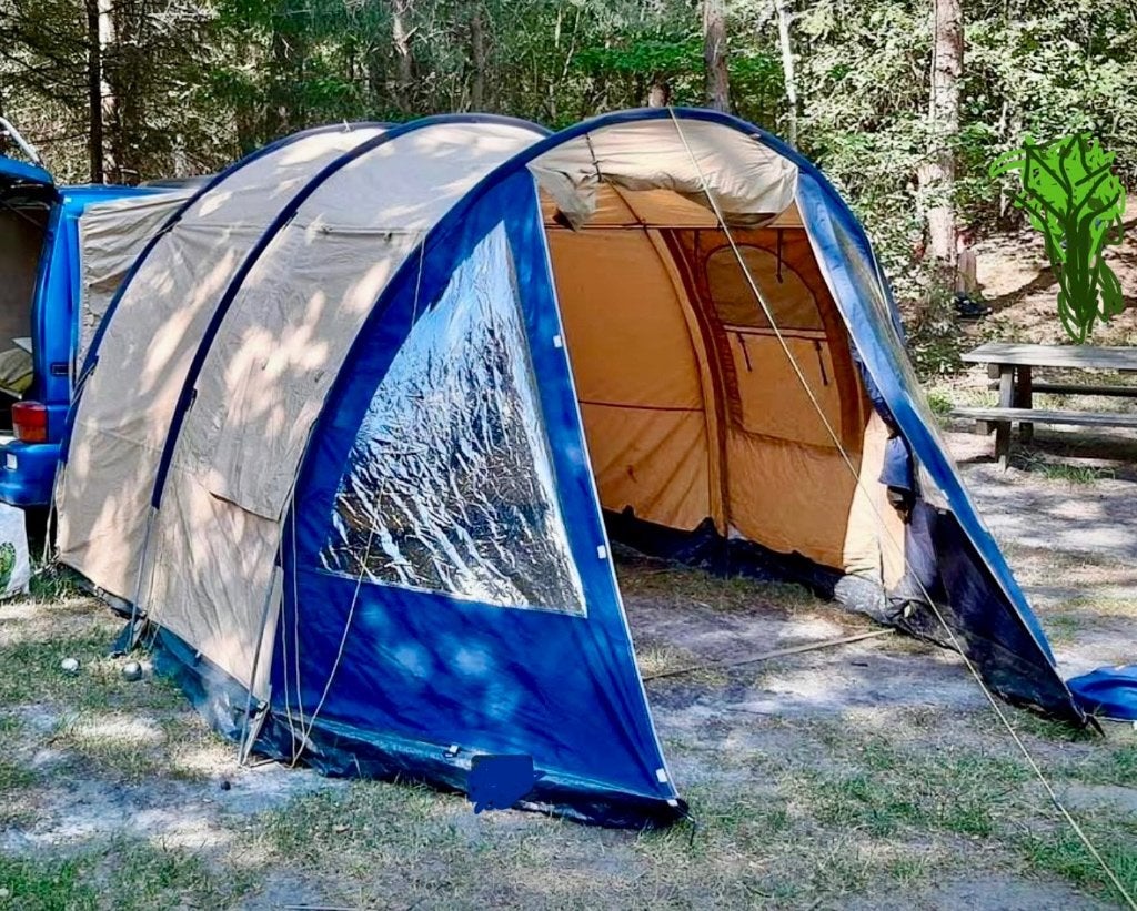 Poly Cotton Bustent Eurotrail Extention + binnentent. VW T2, Caravans en Kamperen, Ophalen, Gebruikt, Tot en met 2