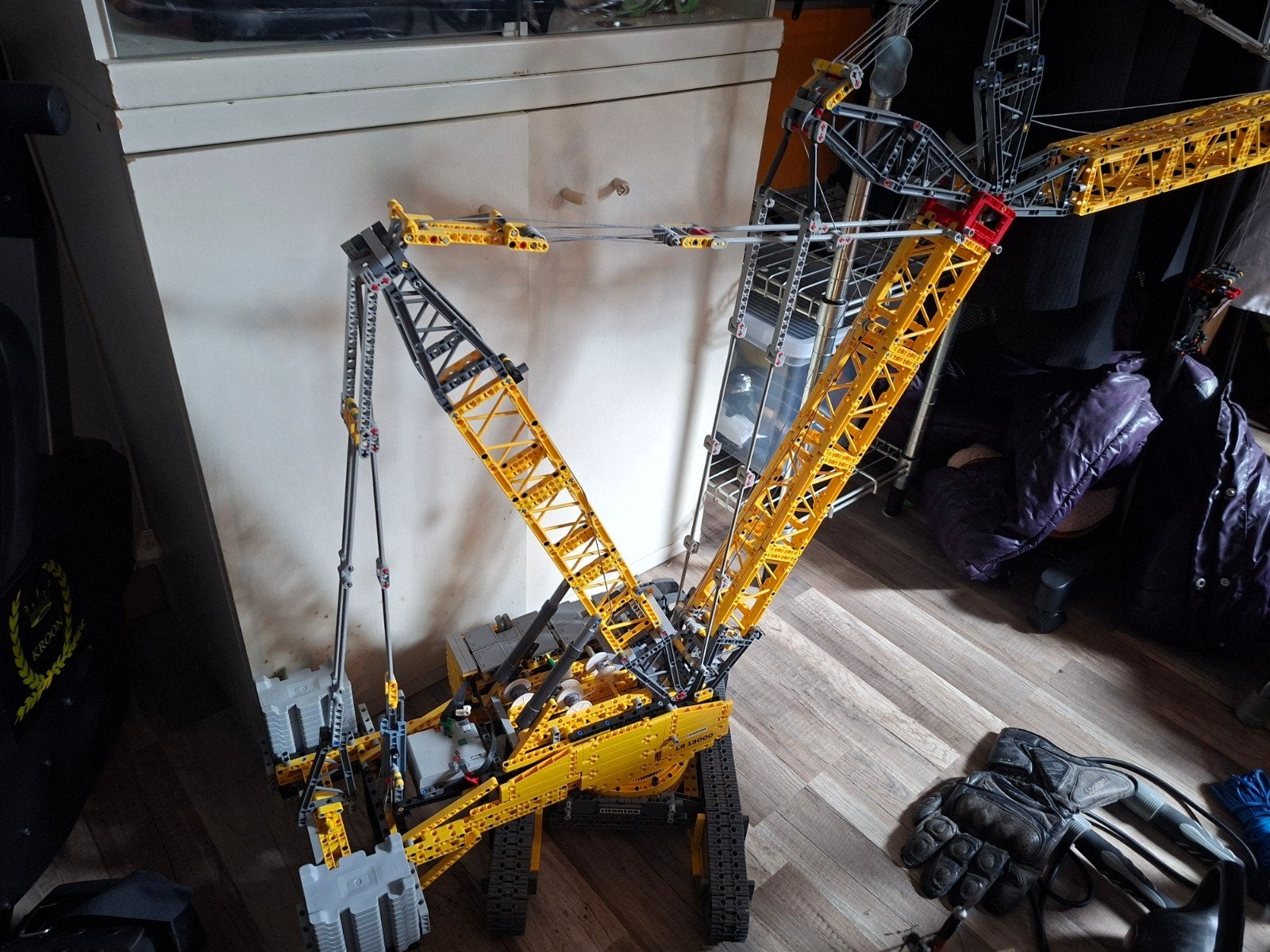 Lego Technic Liebherr LR 13000 Rupsbandkraan (99 cm), Ophalen of Verzenden, Gebruikt, Overige merken