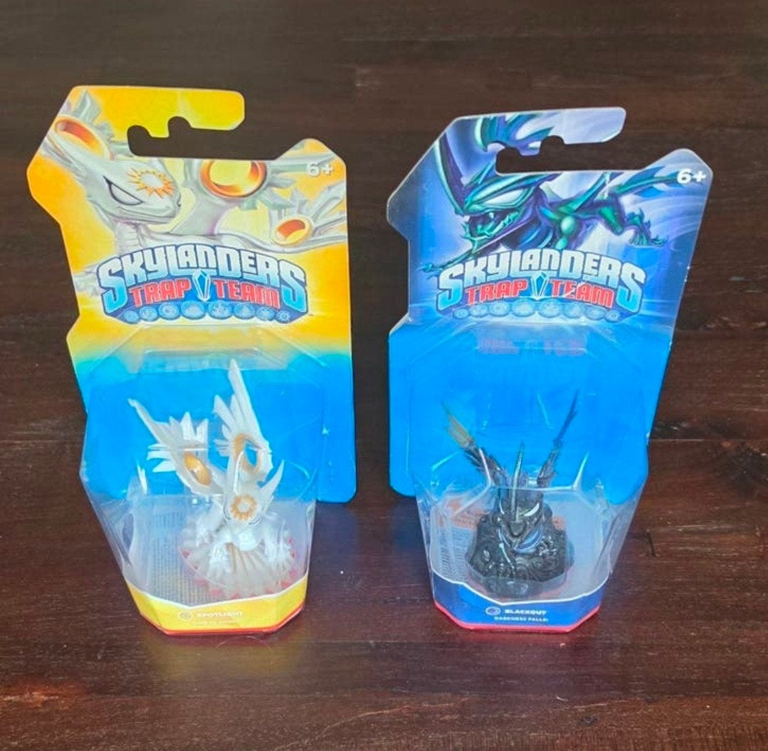 Skylanders trap team blackout en spotlight, Avontuur en Actie, 2 spelers, Ophalen of Verzenden, Zo goed als nieuw