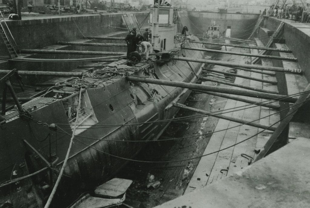 Den Helder, onderzeeboot, Ophalen of Verzenden, 1940 tot 1960, Zo goed als nieuw, Foto