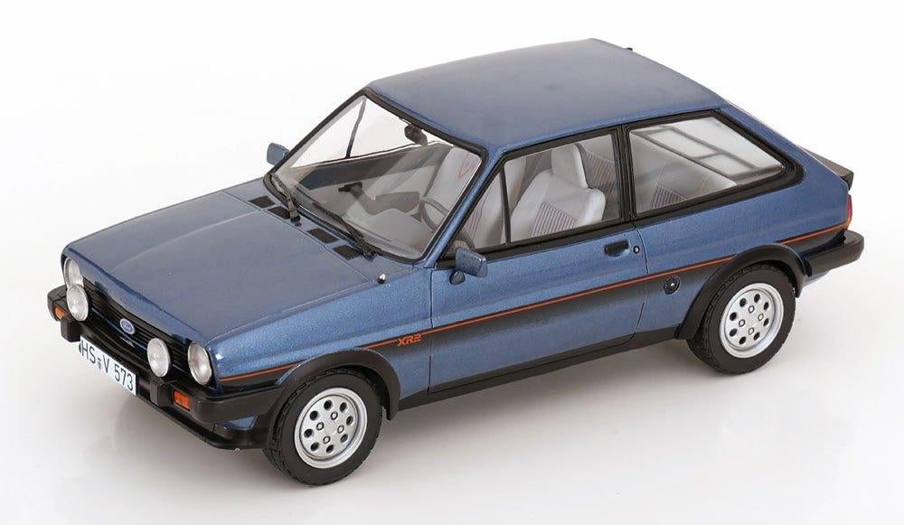 Ford Fiesta XR2 1981 Blauw Metallic 1-18 Norev, Tschuiten@hotmail.com, Auto, Frankrijk, Norev