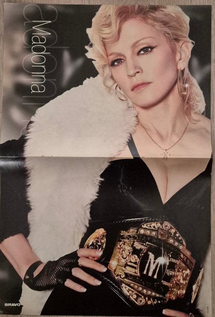 Mooie poster (A3) MADONNA (BRAVO), Verzamelen, Rechthoekig Staand, Nieuw, Ophalen of Verzenden, A1 t/m A3