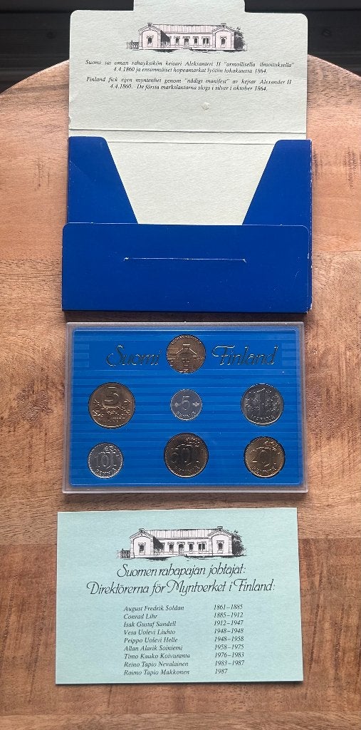 Finland munten set 1990, Postzegels en Munten, Ophalen of Verzenden, Finland, Overige waardes