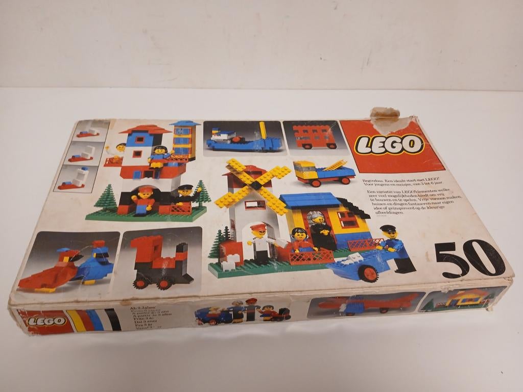 Vintage lego nummer 50 universal building set met doos, Kinderen en Baby's, Speelgoed | Duplo en Lego, Ophalen of Verzenden