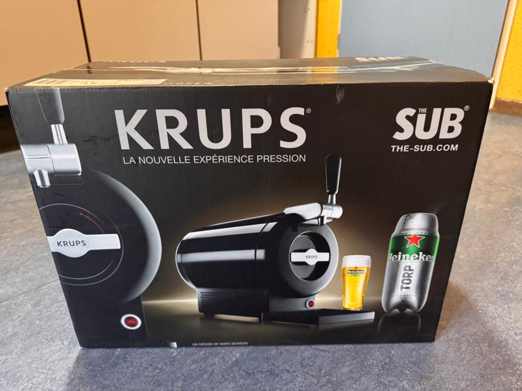 Krups THE SUB Biertap Nieuw in doos, Ophalen, Nieuw, Krups