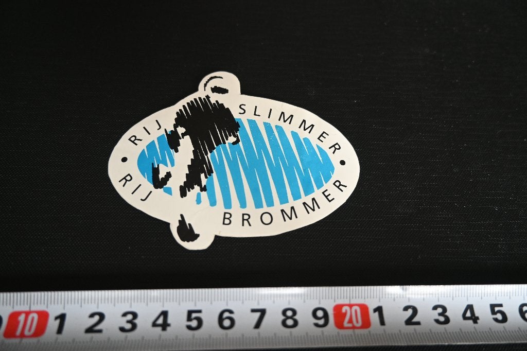 sticker Rij slimmer Rij Brommer, Ophalen, Zo goed als nieuw