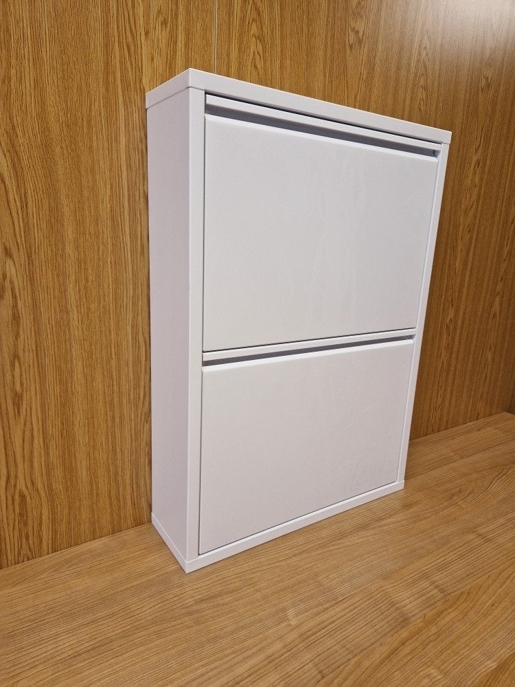 Metalen Schoenenkast 2 kleppen WIT (nieuw), Ophalen, Nieuw, Modern