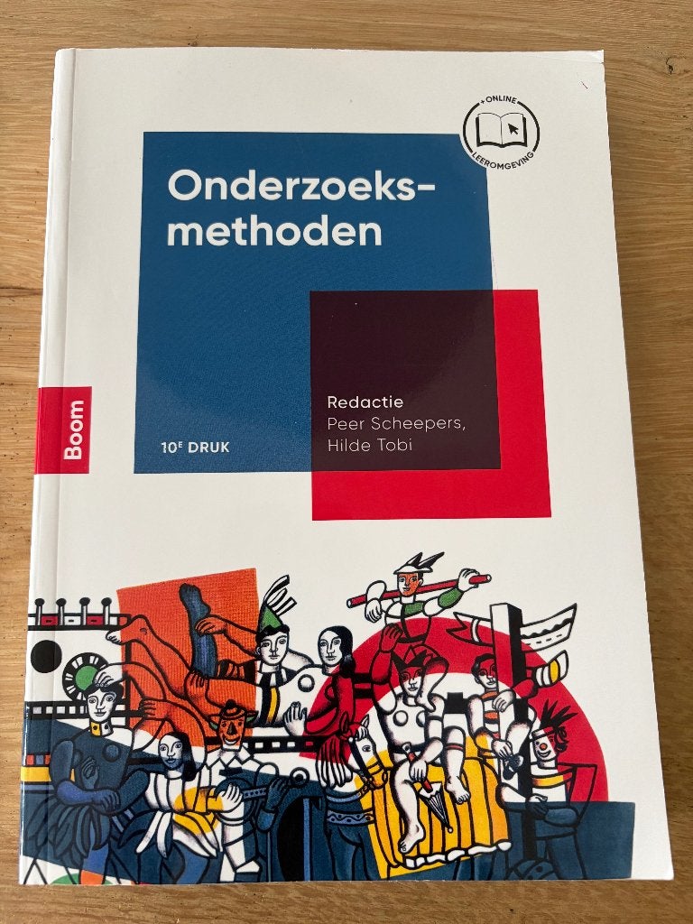 Boom - Onderzoeksmethoden - 10e druk, Boeken, Studieboeken en Cursussen, Boom, Ophalen of Verzenden, Beta, WO
